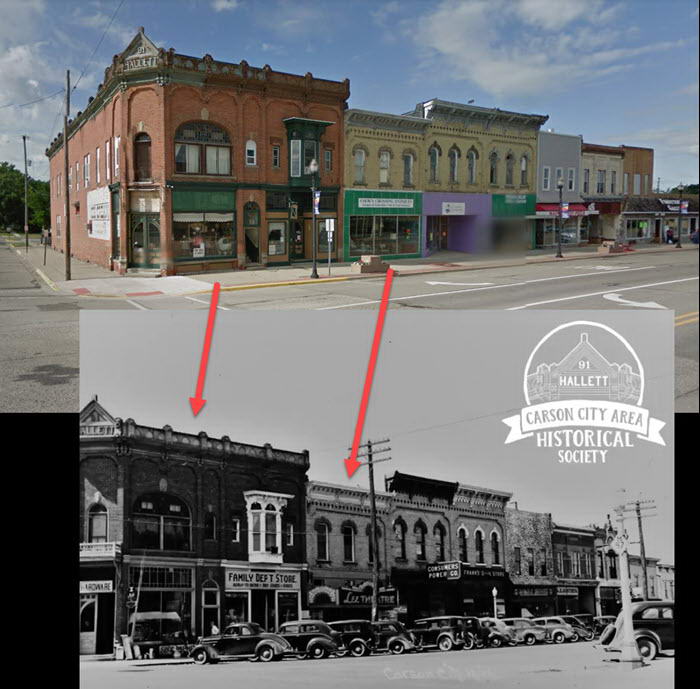 Lee Theatre - Comparison Of Old Photo To Current Street View (newer photo)
